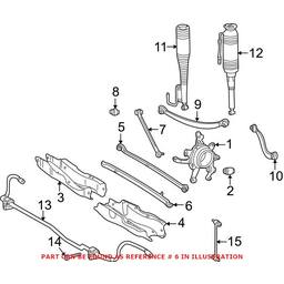 Control Arm Cover - Rear Forward